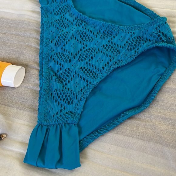 BECCA By Rebecca Virtue Crochet Bikini Bottom - Picture 2 of 6